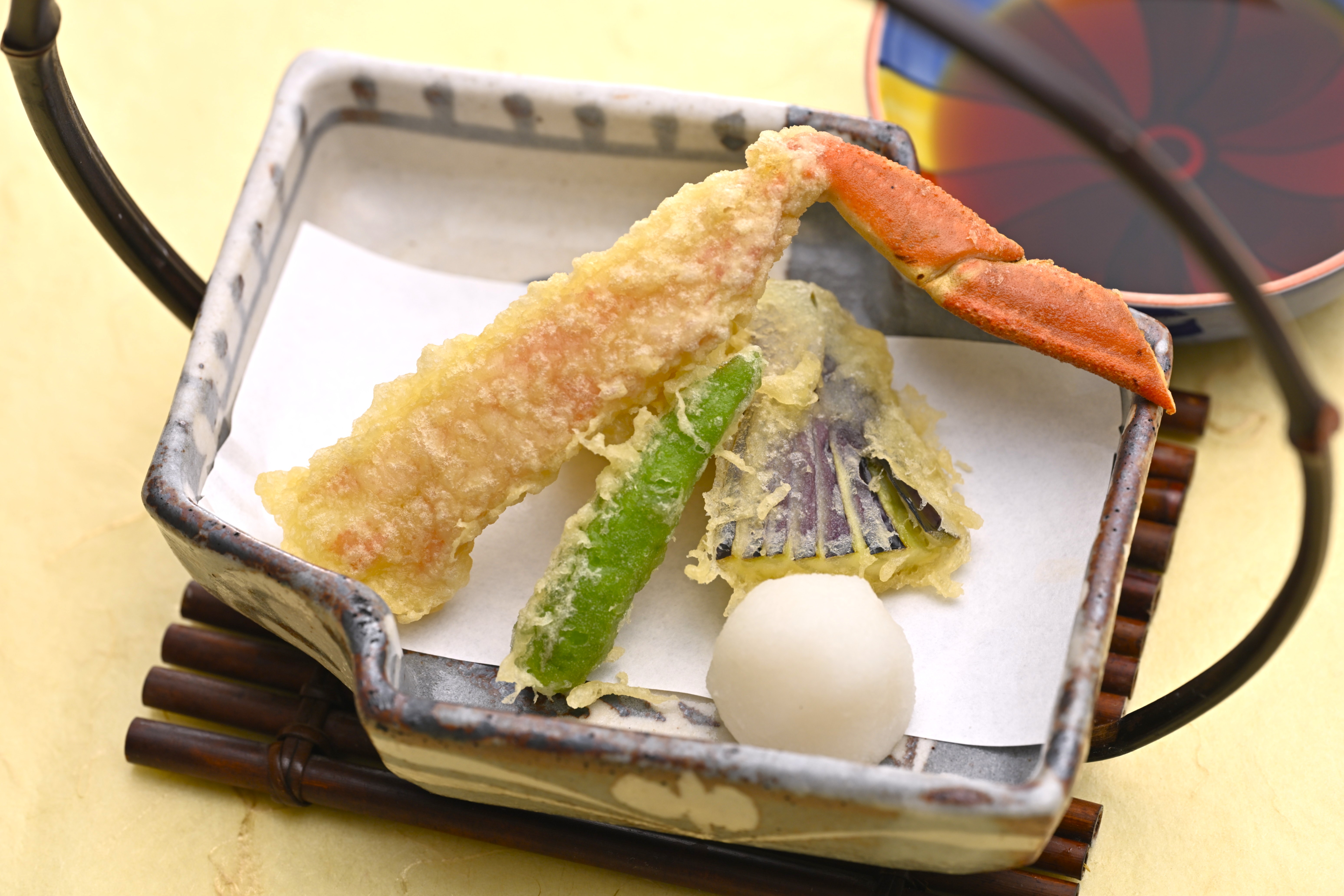 蟹づくし御膳 蟹天麩羅