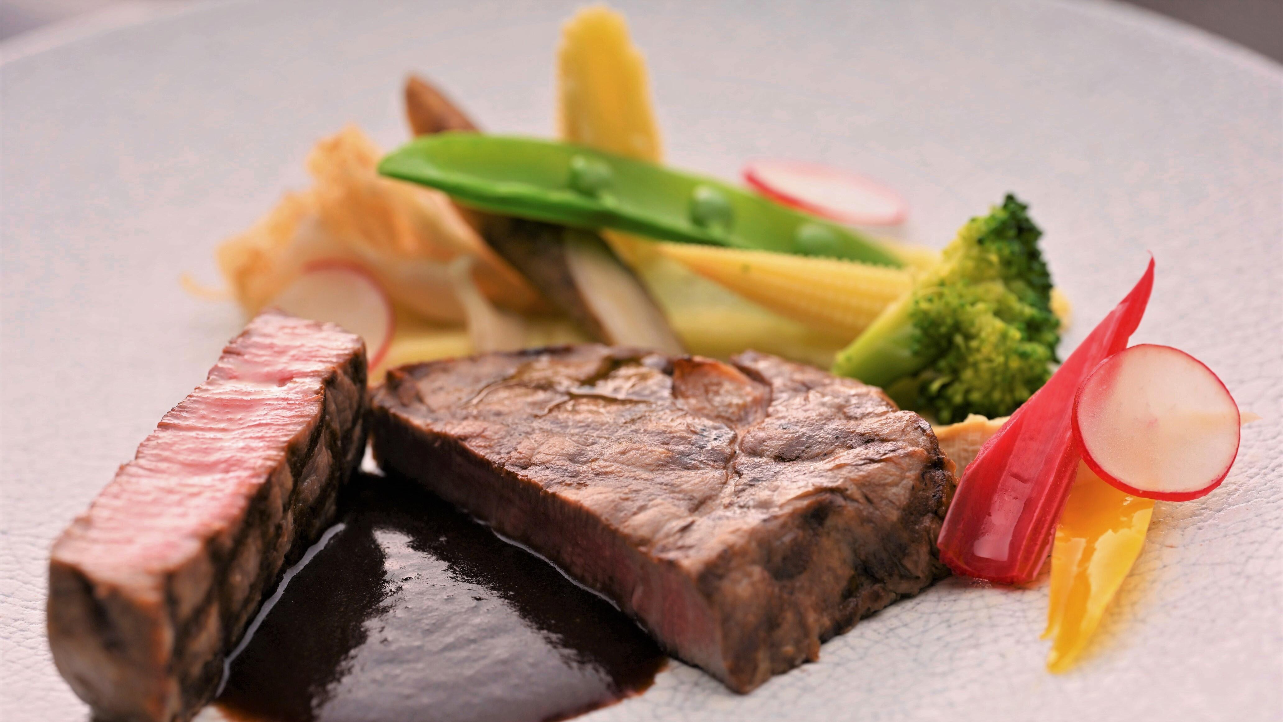 【DINNER】飛騨牛A5等級フィレステーキディナーコース　＜芙蓉＞