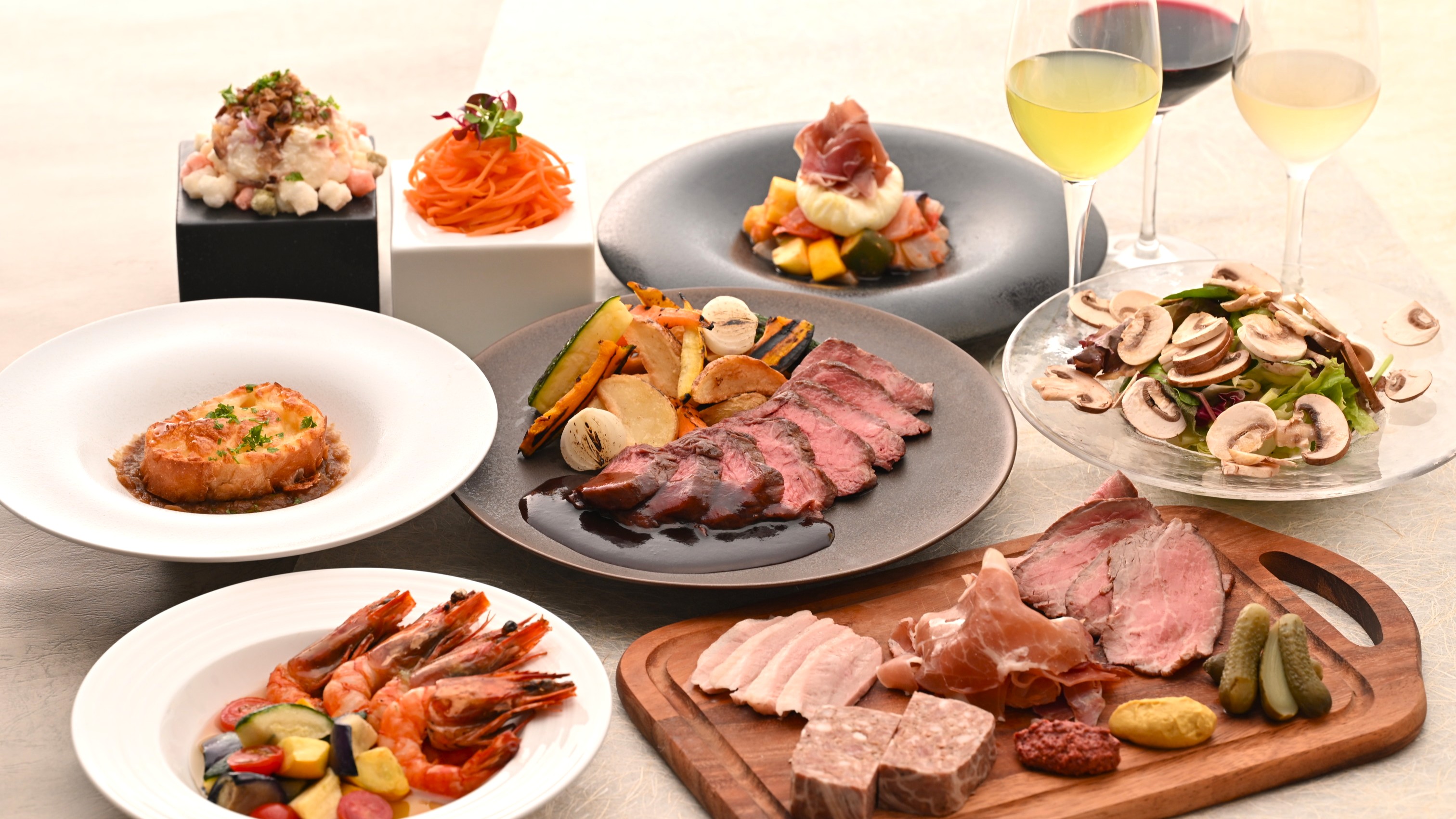 【DINNER】お箸で食すフレンチ会席ディナーコース　＜芙蓉＞