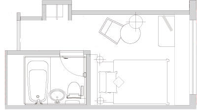 レギュラーシングル間取り図